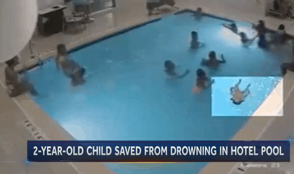 Child Nearly Drowns In A Pool Full Of People Life Saver Survival Swim